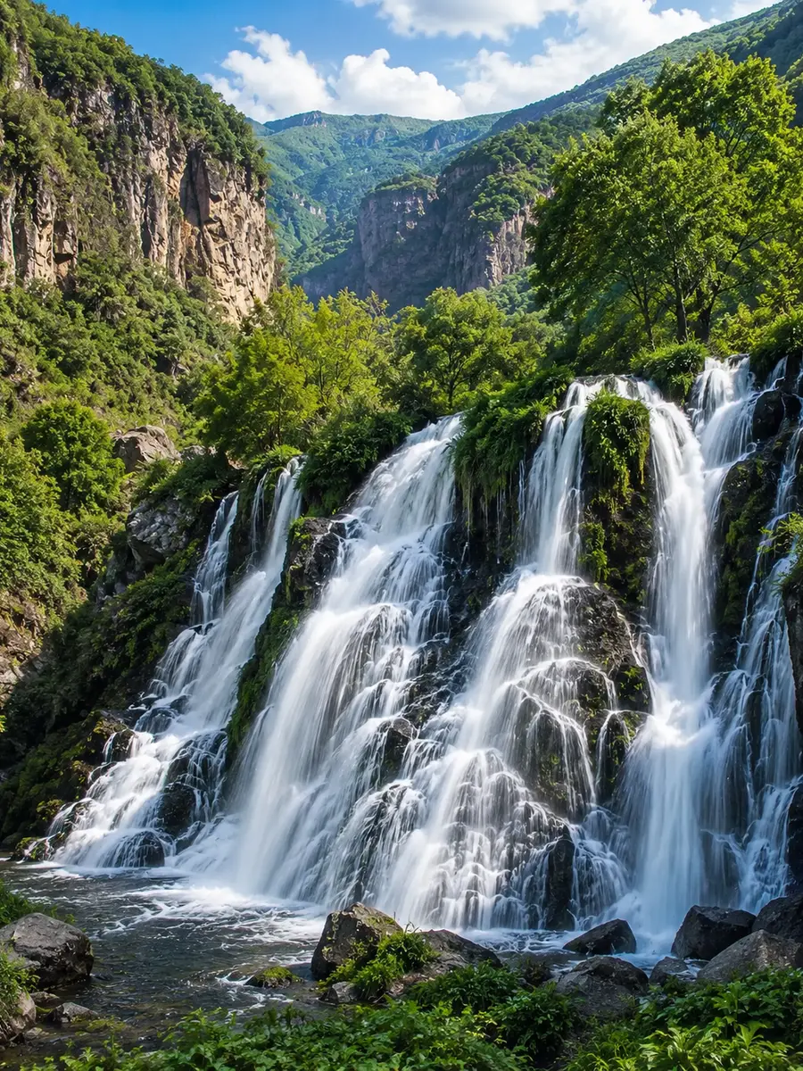 Canyon road in the Syunik region near Hin Khot