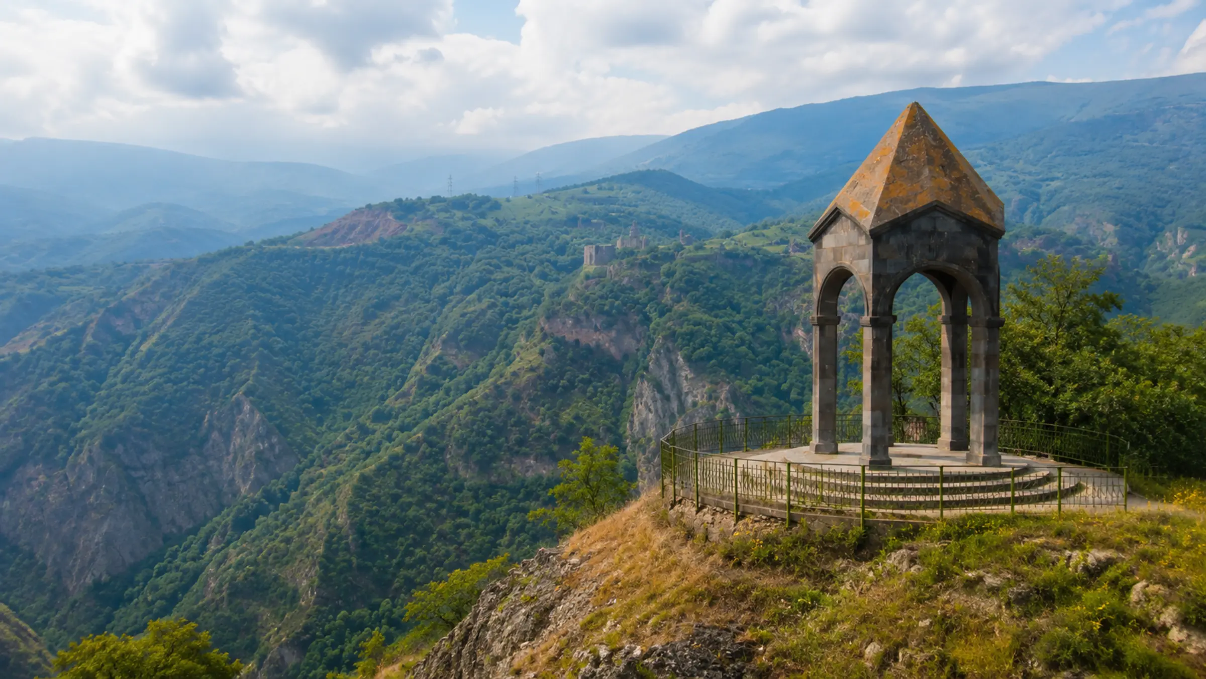 Canyon landscape near the cave village of Khndzoresk